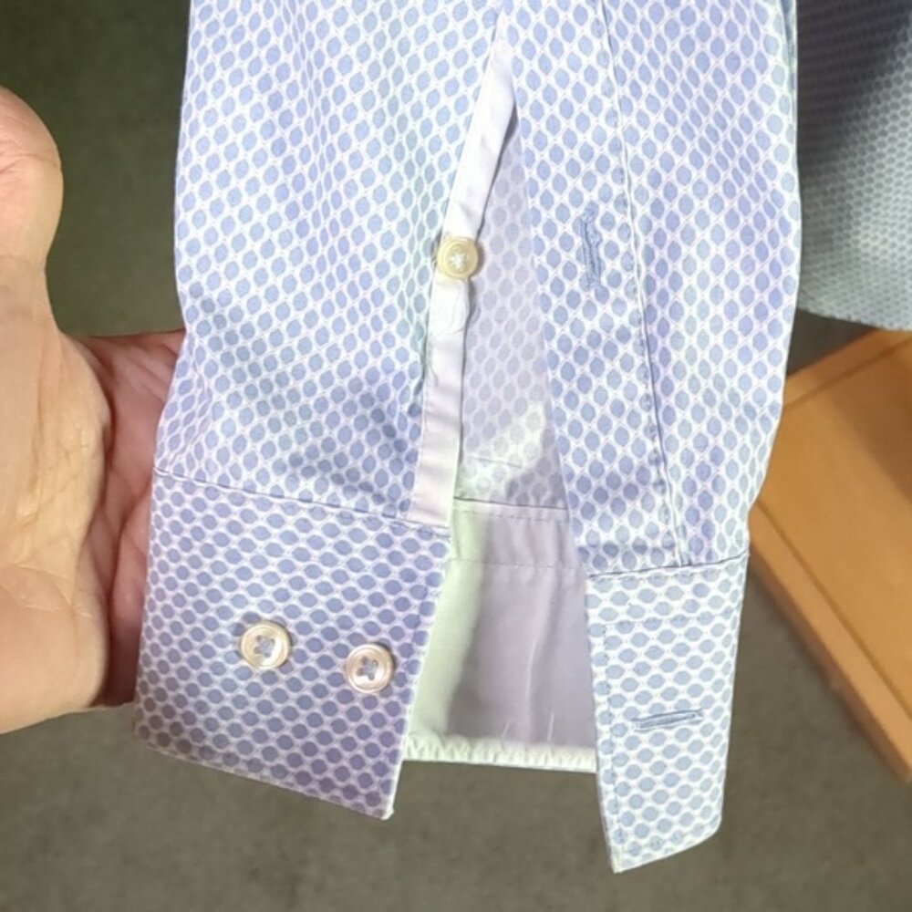 Strellson* Silas Button Front Collared Long Sleev… - image 4